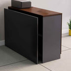 Manufactured Wood Base Cabinet for Stockroom with Shelves, Drawers, and Locker, Featuring Locking Door and 5-Wide Compartments