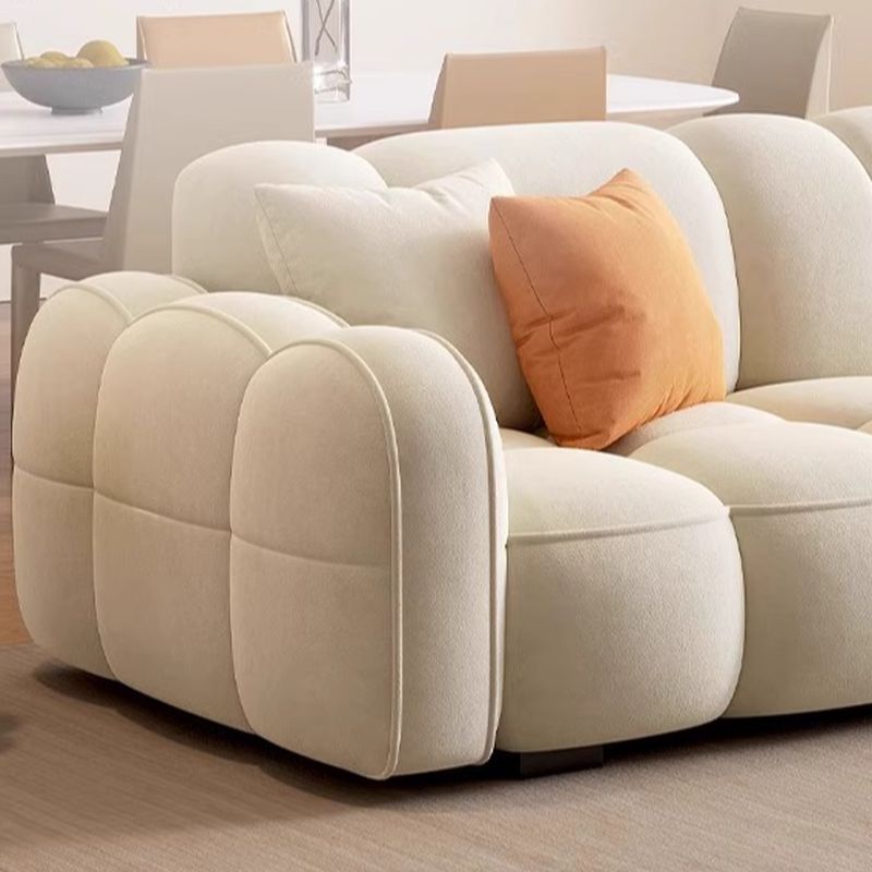 Standard Sofa/Loveseat in Flannel with Rose/Butter Color/Light Green Upholstery and Armrest
