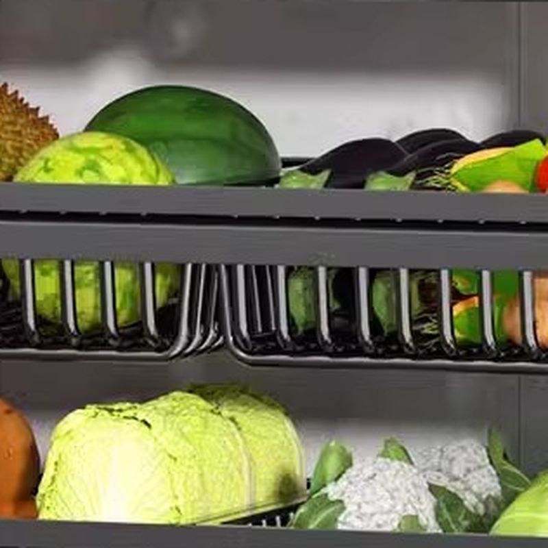 Ink Minimalist Steel Warehouse Storage Rack with Caster Wheels and Shelves, Detached Installation