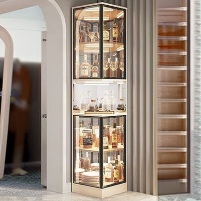 Vitreous Turn Accent Cabinet with Stockroom Storage and 5 Shelves Featuring Accessible Storage