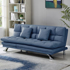 Dove Grey/Lime Green/Citrus Color Sleeper for Drawing Room with Biscuit Back