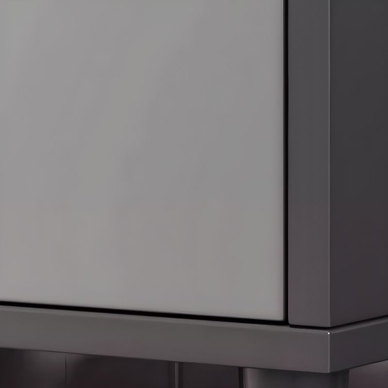 Engineered Wood 4 Tiers Shoe Stack with Shelf, Drawers, Gate, Dustproof Cover, and Closed Back