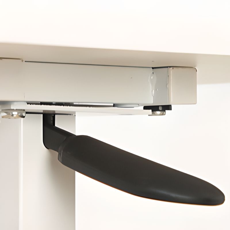 Trendy Manufactured Wood Laptop Cart with Pop Up Lifting Casters and Tilt