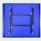 Indoor Ping Pong Table with Synthetic Laminate Top in Ink/Dark Blue and Included Table Tennis Paddle