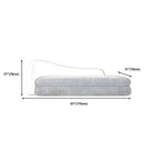 Ultra-Modern Tight Back Sofa 30.71"High Curved Tuxedo Arm Sofa for Apartment