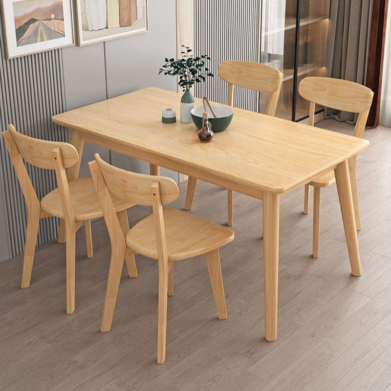 Trendy Rectangle Solid Wood Cover with Eased Edge, No Seating, Assembly Required