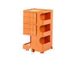 All Ages Use 4 Drawers/2 Drawers Plastic Utility Push Cart with Wheels