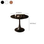 Laminate Dining Table with Pedestal Base, Scratch-repellent for 2-seater/4-seater
