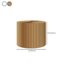 Environmentally Friendly Orbicular Display Table with Stump Base, Up to 19 in Height, Unfinished Finish