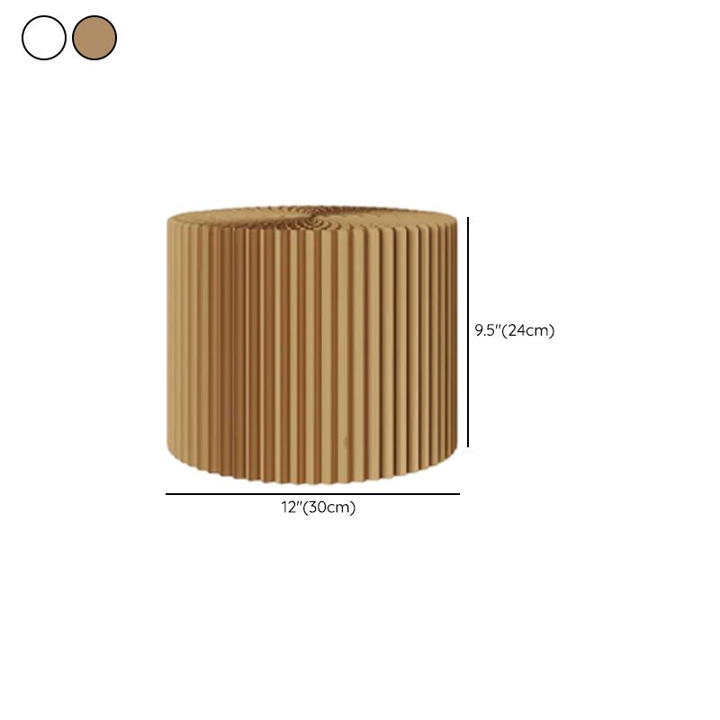 Environmentally Friendly Orbicular Display Table with Stump Base, Up to 19 in Height, Unfinished Finish