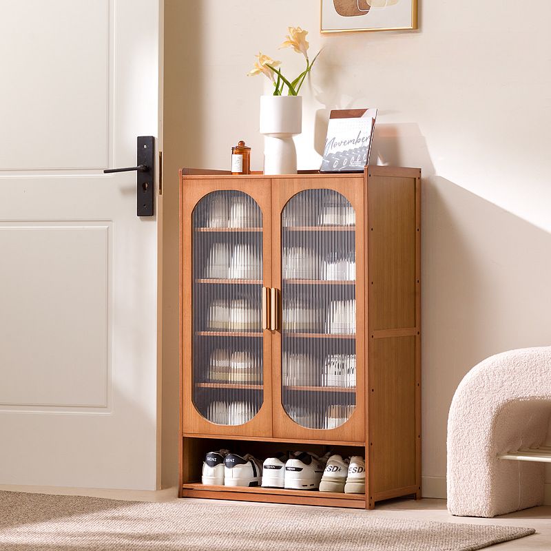 Modern 7-tier/6 Tiers Dustproof Bambusa Shoes Closet with Storage