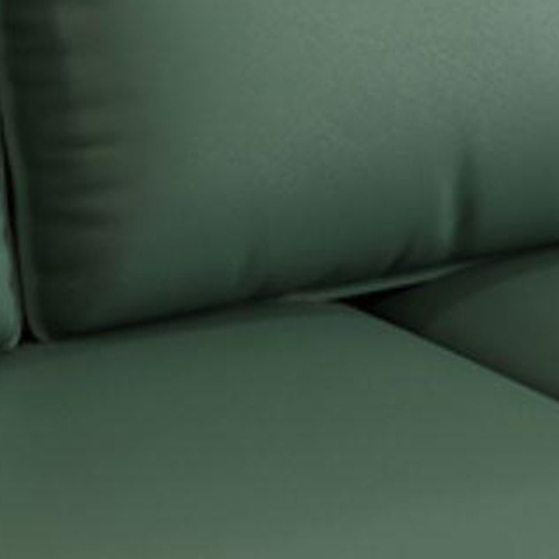 Simple Solid Color Blue/Grey/Orange Sofa with Pillow Back & Square Arm Living Spaces, Scratch Resistant