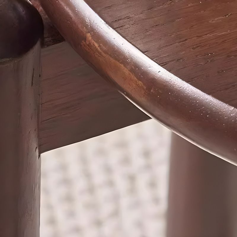 Rubberwood Backless Stool