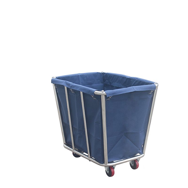 Alloy Laundry Cart Washable and Removable with Casters for Adult