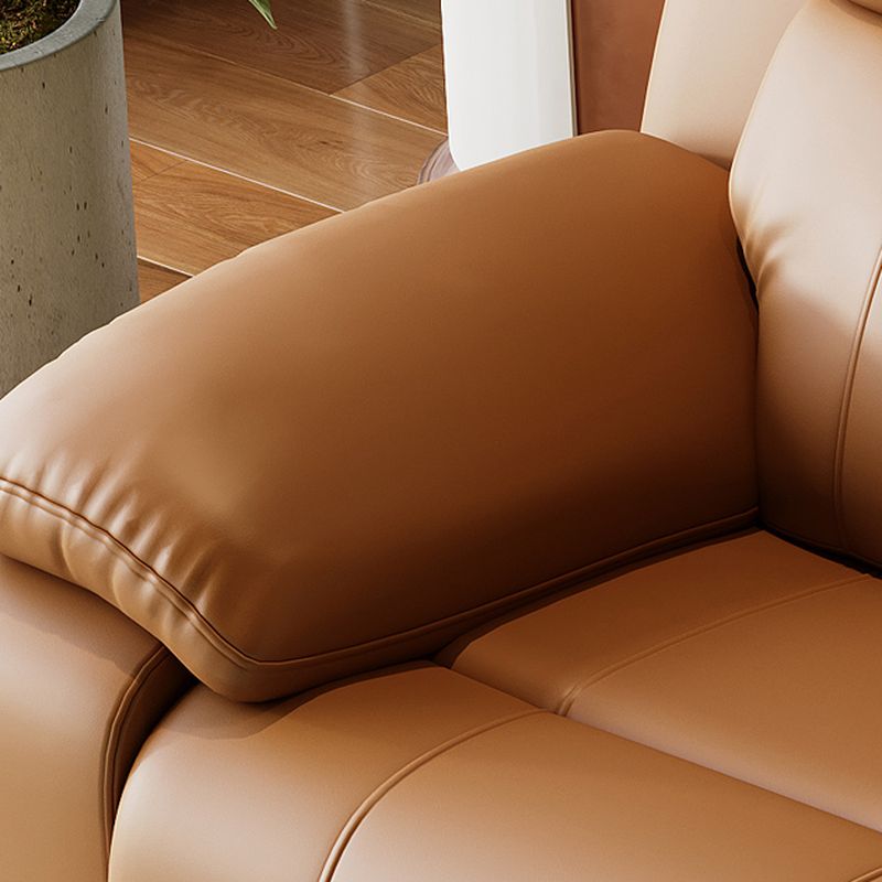 Modish Solid Color Stain Resistant Standard Sofa/Loveseat/Single Sofa in Light Brown for 3-seater/4-seater/2