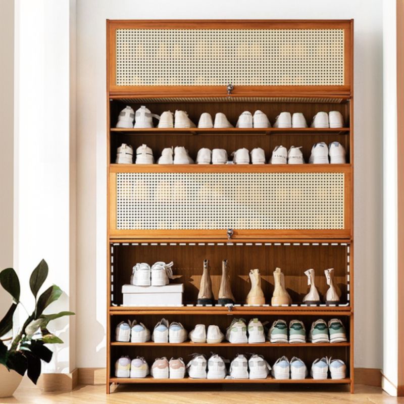 Sepia Bambusa 4-tier Shoe Storage Cabinet
