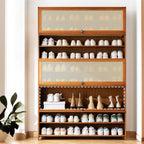 Sepia Bambusa 4-tier Shoe Storage Cabinet