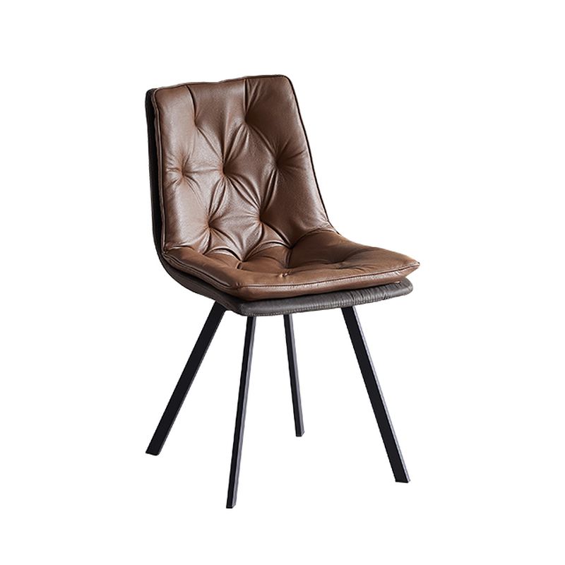 Dinette Button-tufted Side Chair with Foot Pads