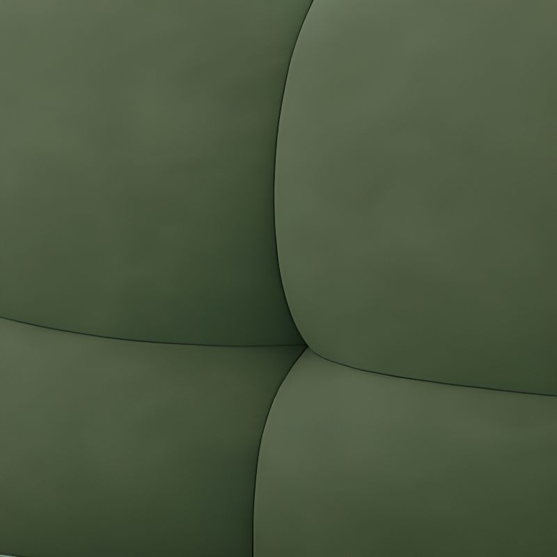 Drawing Room Standard Sofa in Sage Flannel with Armrest and 1 Pillow