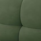 Drawing Room Standard Sofa in Sage Flannel with Armrest and 1 Pillow