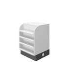 U-Shape Reception Desk with Cable Management, Desk Return, and Manufactured Wood Top