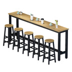 Modern Home Bar Set with No Distressing, Non-Swivel, and Limited Warranty