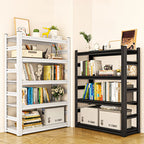 Steel Vertical Barrister Bookcase with 5-Shelf/6-Shelf and Open Back