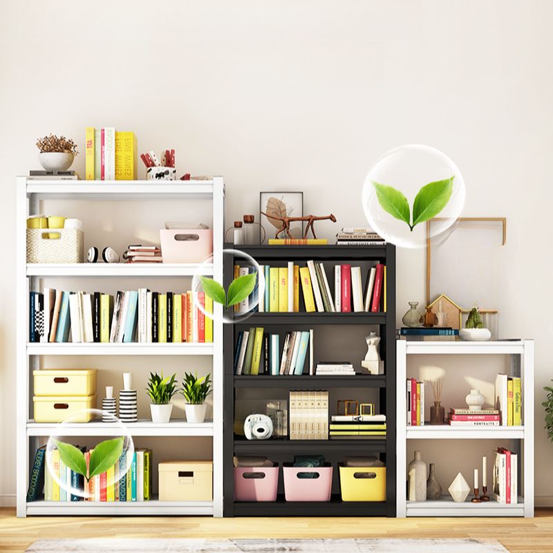 Steel Vertical Barrister Bookcase with 5-Shelf/6-Shelf and Open Back