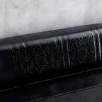 24.4" High Armless Sofa with Tight Back for Apartment Faux Leather