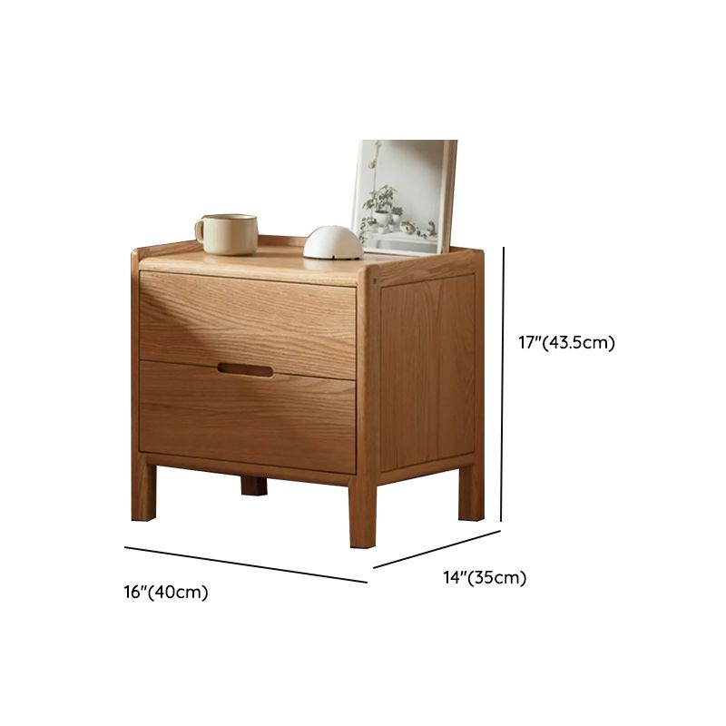 Victorian Nightstand With Drawer Organization Featuring Natural Wood Countertop