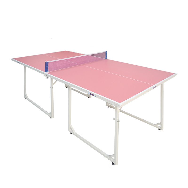 Indoor Composite Wood Ping Pong Table with Ink/Rose/Cerulean Top and Included Table Tennis Paddle