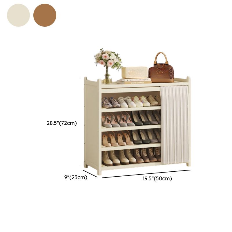 Art Deco Bambusa Rectangle Shoe Rack with 6 Shelves/5 Shelves/8 Shelves, Drawing Room, 21-30 Pairs/11-20 Pairs/31-40 Pairs