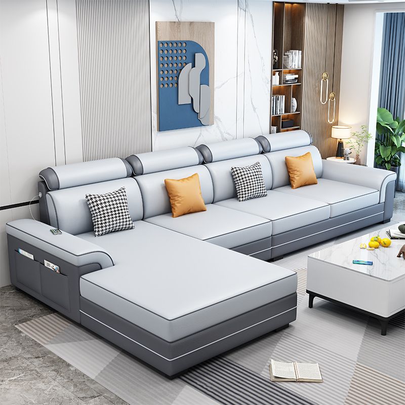 Traditional Style Backrest Modular Sofa Simple Living Room Sofa with Armrests