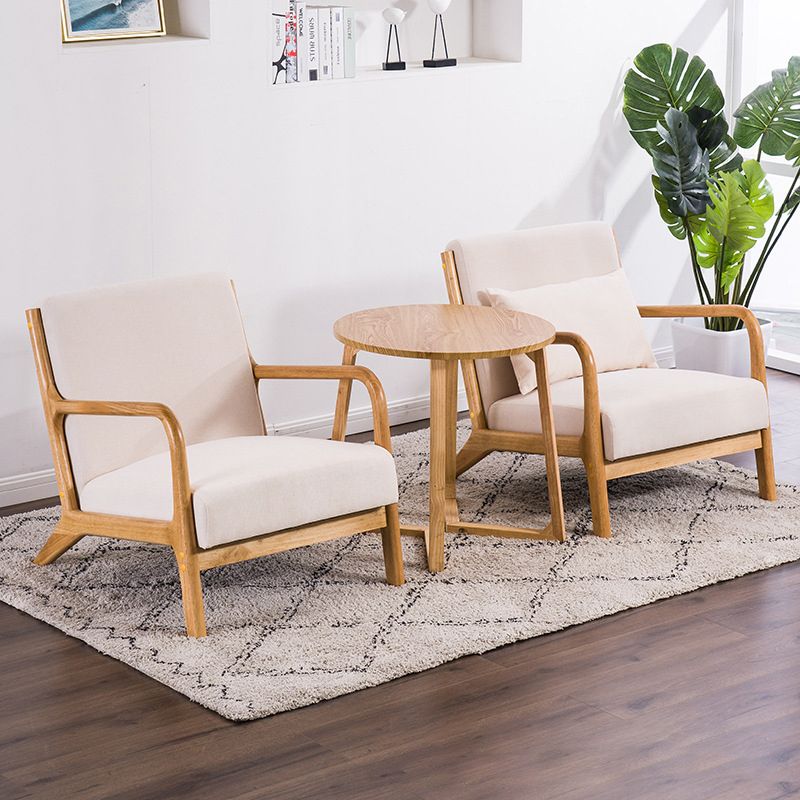 Comfortable Scandinavian Sofa with Foam Cushioning and Non-Skirted Design