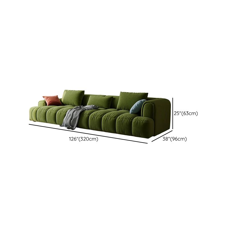 Sage Standard Sofa with Arm and 4 Pillows