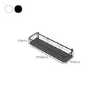 1 Tier Rectangle Metal Plant Rack with 1 Shelf in a Bordered 1 Piece Set