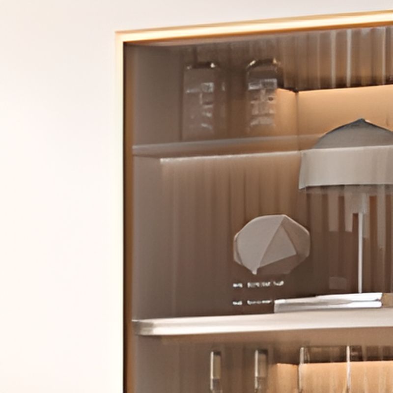 Detached Accent Cabinet with Damp-proof Features in Sand Color