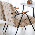 Modern Simple Style Single Sided Booth in Gray/Green/Cocoa with Armrest and Foam Upholstery