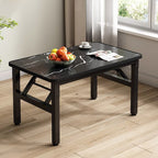 Composite Wood Dining Table with Legs, Foldable Design for 2-seater/Seating for 4, Scratch Resistant