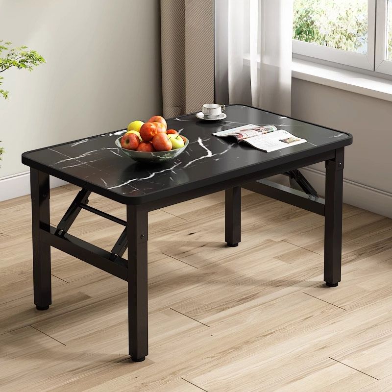 Composite Wood Dining Table with Legs, Foldable Design for 2-seater/Seating for 4, Scratch Resistant