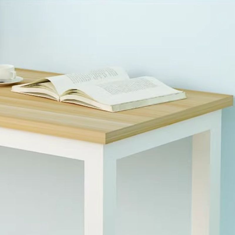 Modern Rectangular Laminate Writing Table in Unfinished Color