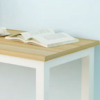 Modern Rectangular Laminate Writing Table in Unfinished Color