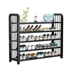 5 Tiers/4-tier/3-tier Modern Metal Standalone Shoe Shelf with Shelf