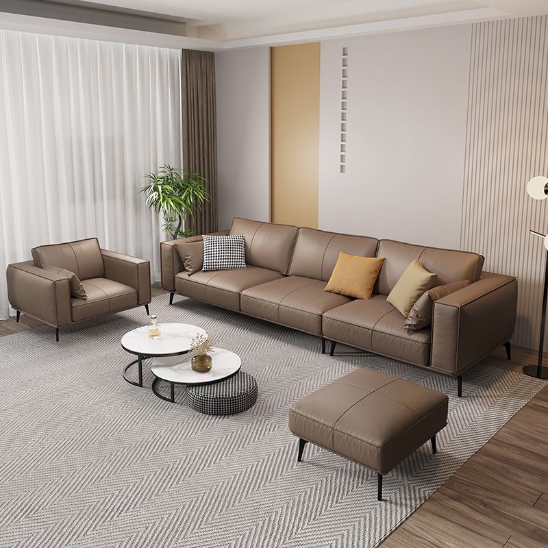 Standard Sofa in Sepia with Arm and 5 Pillows/1 Pillow