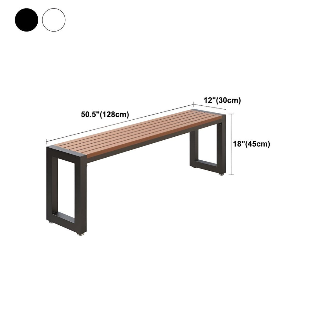 Industrial 1/3/5 Pieces Dining Set Rectangle Wood Dining Table for Courtyard