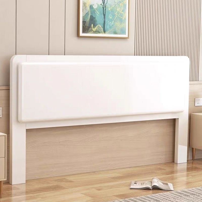 Trendy Panel Headboard in Natural Wood with No Distressing, Rectangle Shape for King/Queen/Full Bed, Free-standing with Standard Height