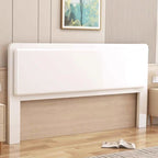 Trendy Panel Headboard in Natural Wood with No Distressing, Rectangle Shape for King/Queen/Full Bed, Free-standing with Standard Height