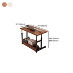 Trendy Engineered Wood Laptop Cart with Casters