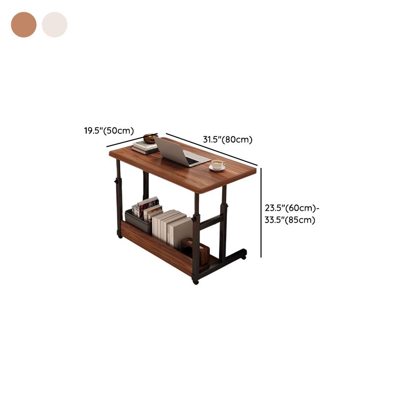 Trendy Engineered Wood Laptop Cart with Casters