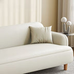 Off-White Standard Sofa/Loveseat with Armrest for Drawing Room